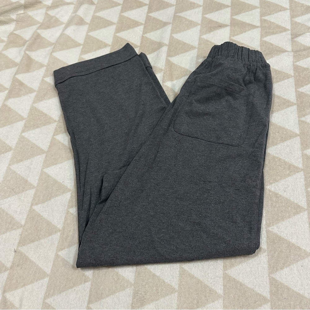 Universal standard slight drop crotch jersey pants charcoal gray